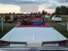 Hitting the Drive-In.. perfect night, lots of comments on how "This is how to do the drive-In's" :)