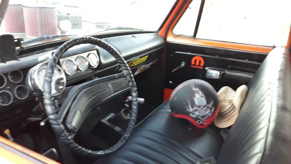 the interior is pretty stock except for shifter and gauges