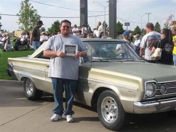 PZAZZ CAr Show Sept. 2009 Burlington, IA.  We won first in our class...but was the only car in the class!
