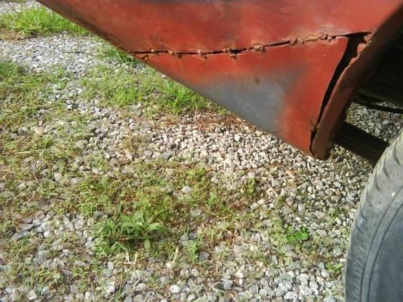 Passenger Lower quarter panel