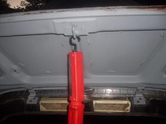 Primered trunk, lol.