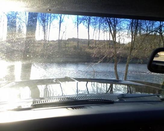 Hanging out down by the river having lunch with my Dad. It was a great day.