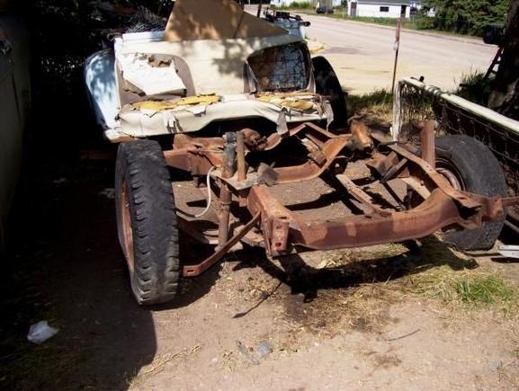 After I took off the cab &amp; front clip