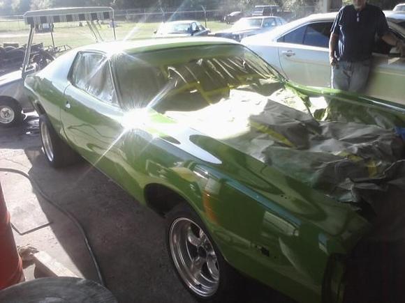 Charger came out of the booth yesterday... 3/11/12...