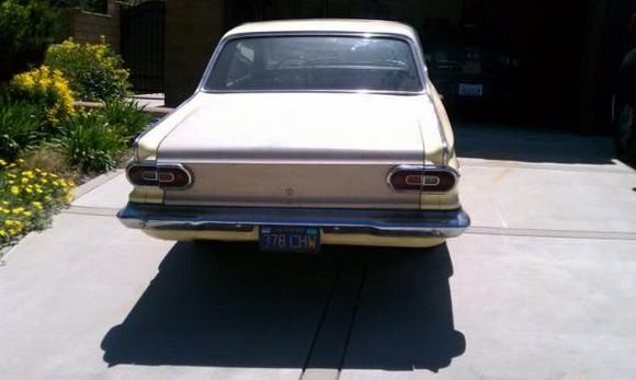 The rear someone swapped the 65 for a 66 trunk