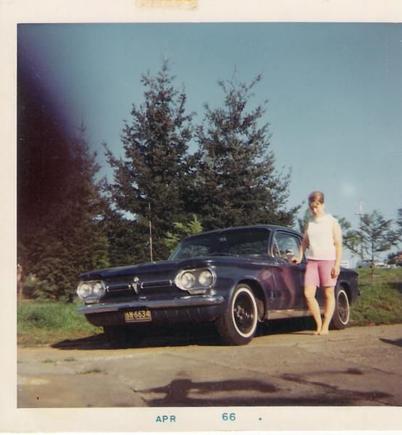 My hot mom and her Corvair.

Thank you for the correction! :)