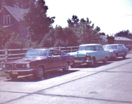 Young Cars 1972 My Sister's 1968 Barracuda