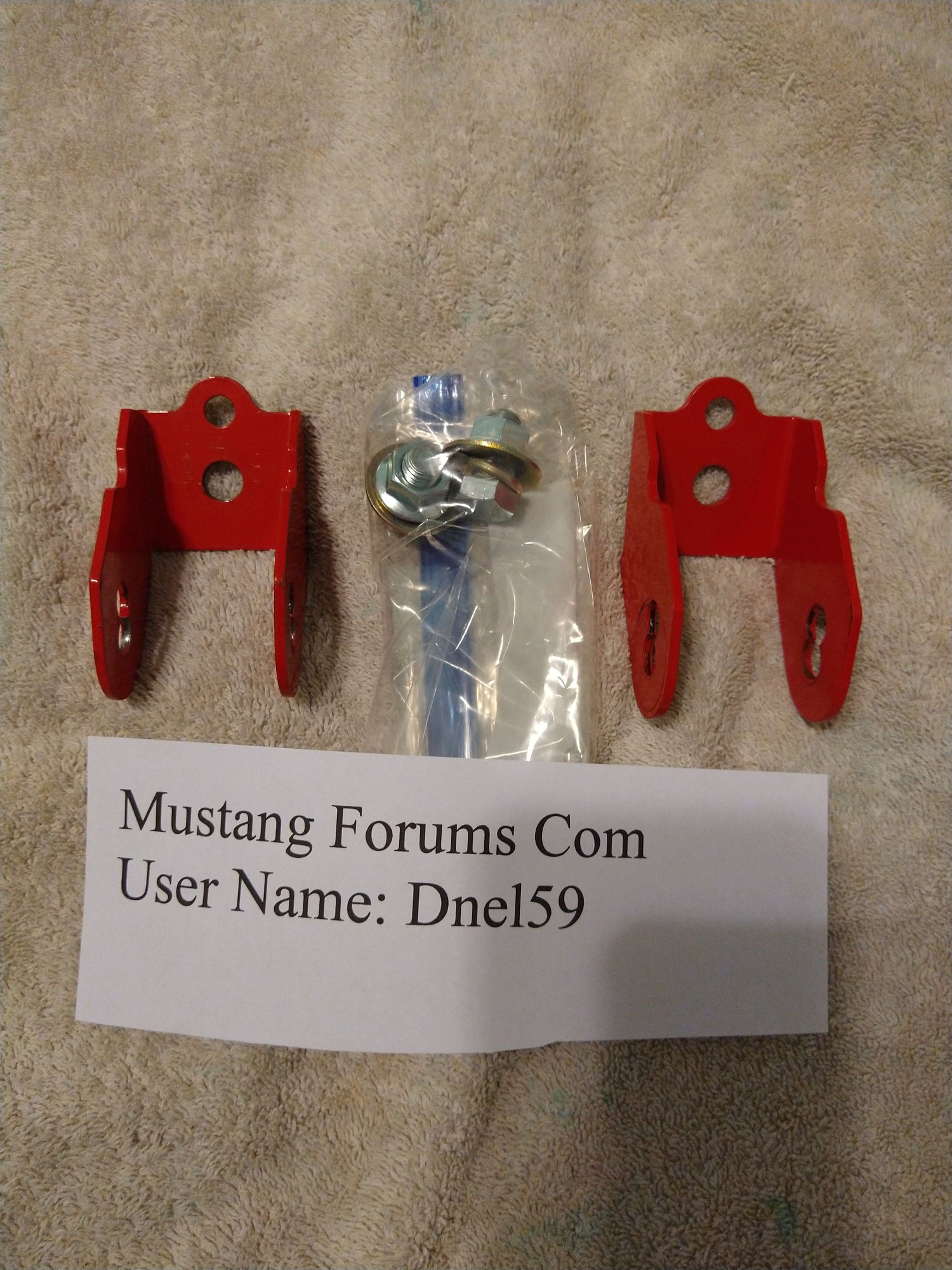 Steering/Suspension - BMR Camber Arm Lock Out Plates WAK761 Rear (RED) 1100 Miles on them - Used - 2015 to 2020 Ford Mustang - Fishers, IN 46037, United States