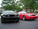 My Mustang and a couple of friends as well