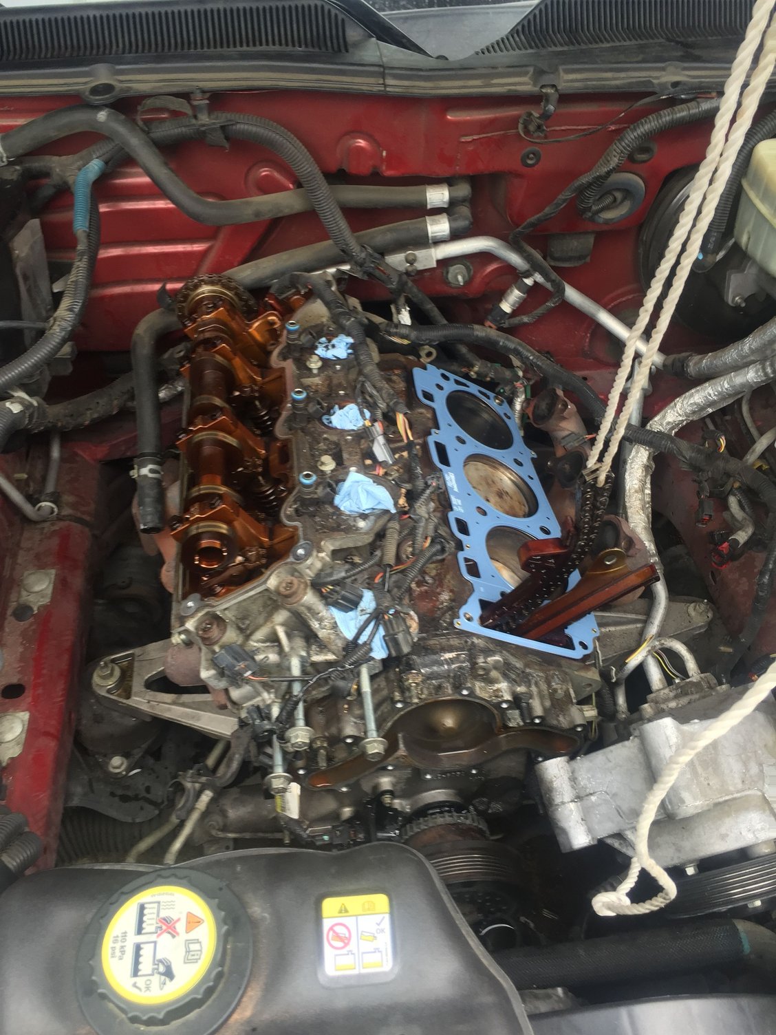 Diy Head gaskets replaced 2008 4.0!