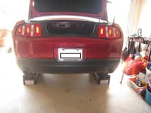 Before Exhaust and Roush Rear Valance