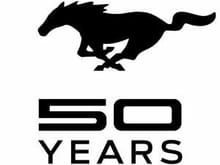the official 50th anniversary mustang logo 100422931 s
