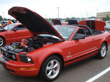 2008 Arlington Tennessee Car Show, Thats a C&amp;L Intake painted red...