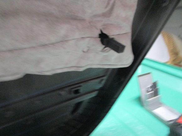 Ensure holes aren't drilled in location of any locating lugs on the back of the door panel