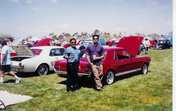 1997, me and my dad at another local car show event.