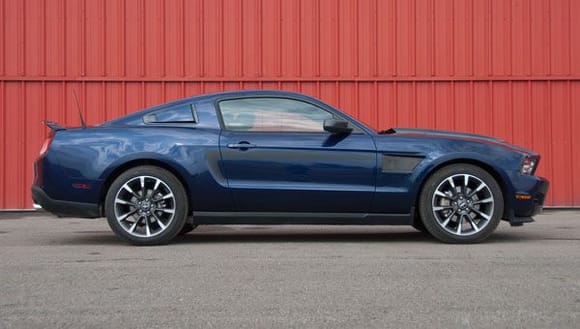 2011 Kona Blue V6 Mustang