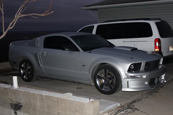 Mustang Side Pic with flash