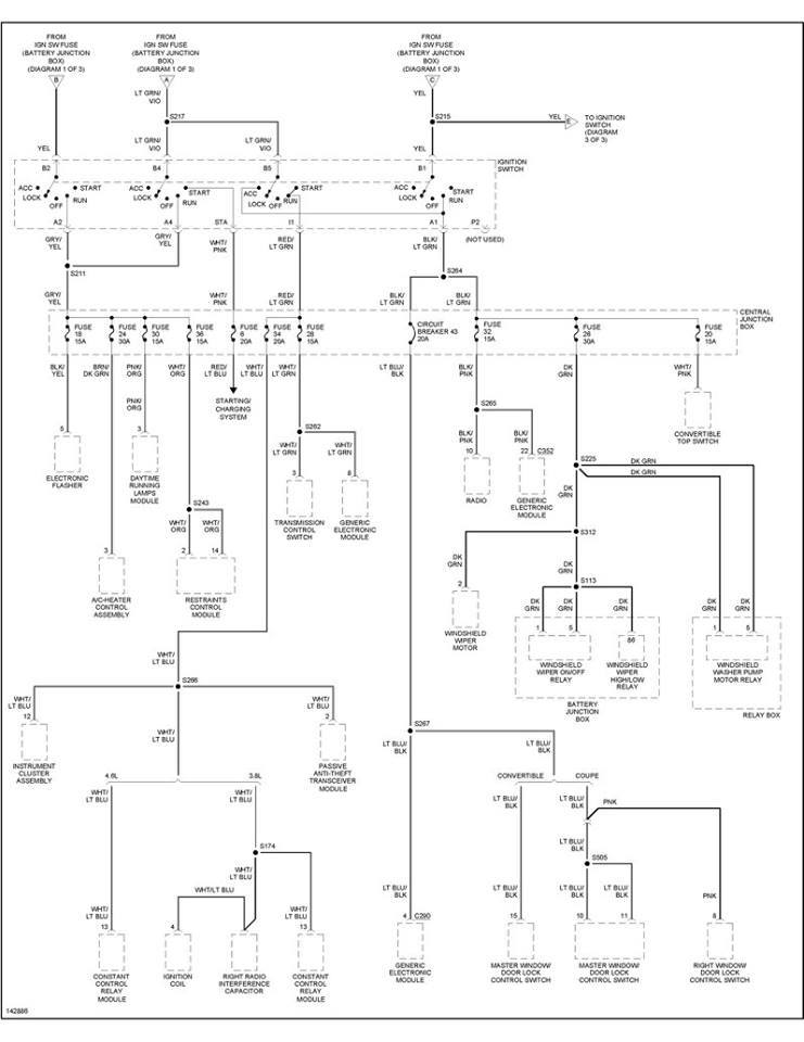 Wiring Manual PDF: 01 Mustang Wiring Diagram