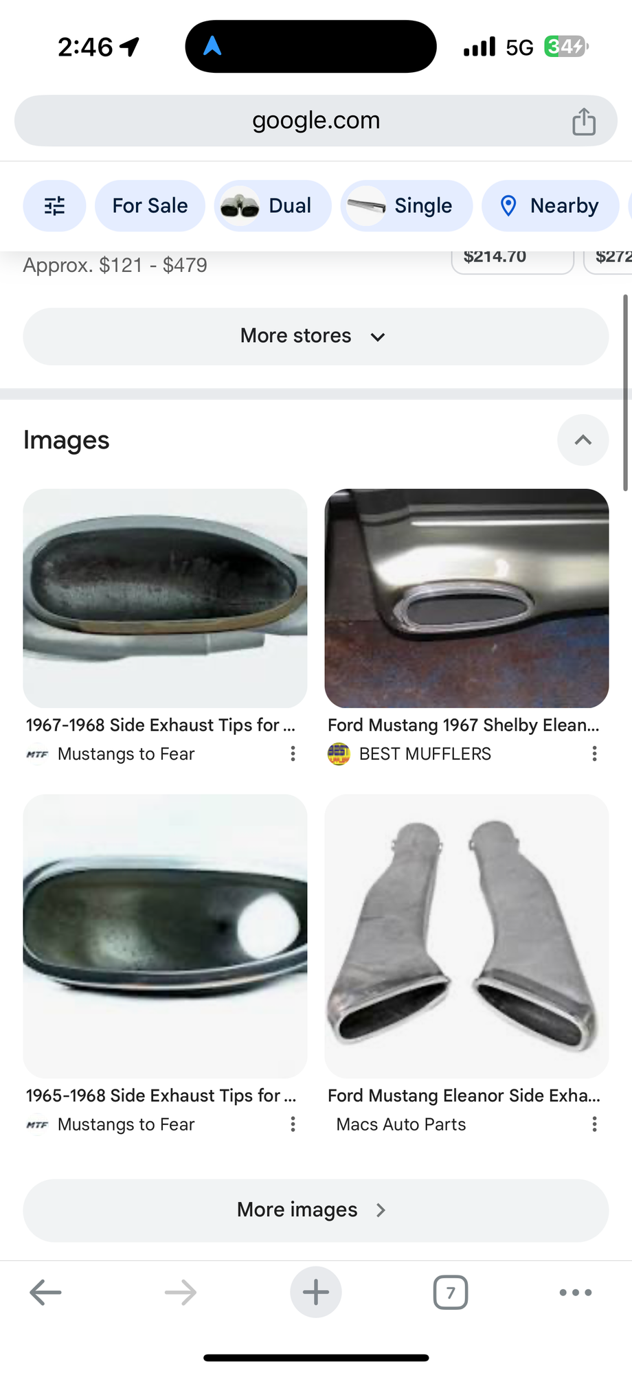 Engine - Exhaust - 1967 mustang Eleanor exhaust tip - New or Used - -1 to 2026  All Models - Van Nuys, CA 91401, United States