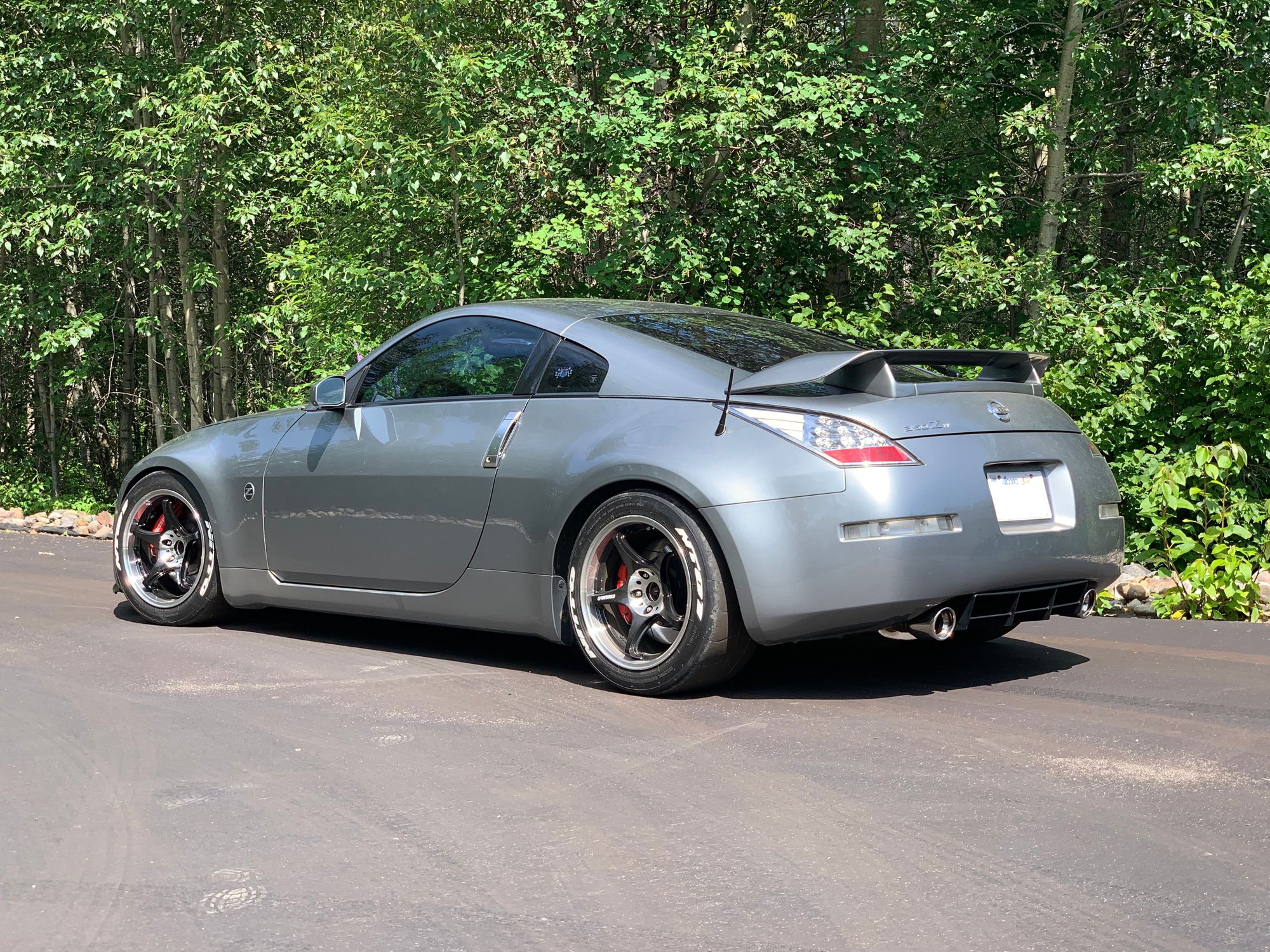 The functional(?/non) bumper tuck diffuser Nissan 350Z