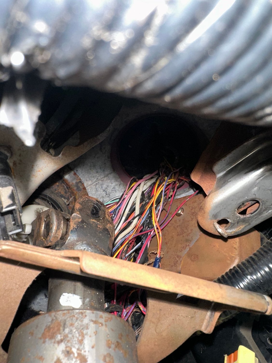 the damage to engine room harness (3/10 wouldn�t replace again)