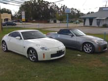 My Z and my mom's 03 Roadster...
