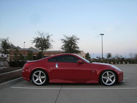 19" LMGT4 - out with the 77w big lip rims in with Nismo's