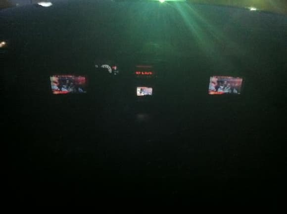 Pioneer multimedia system with headrest monitors, navi, bluetooth, dvd and etc