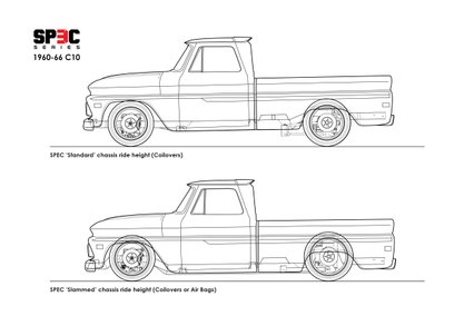 Slammed SPEC Air Ride 60-66 GM truck