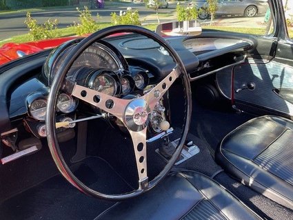 1961 Corvette Convertible #s Matching Frame On