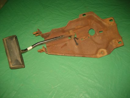 1967 Pontiac GTO brake pedal with mounting bracket