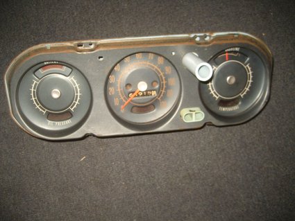 1967 Pontiac GTO instrument cluster w/speedometer