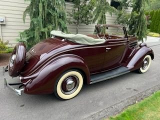 1936 Ford Cabriolet Deluxe Fully Restored Steel