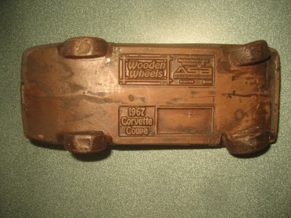 1967 Corvette Wooden Wheels Model Car