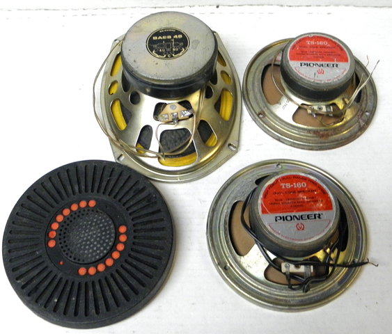 Vintage Car Speakers BASS 48 6X9 6” Round Camaro