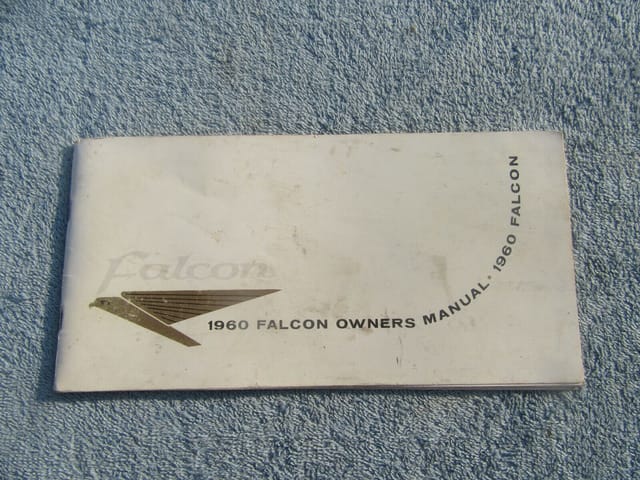 1960 Ford Falcon & Ranchero Owners Manual