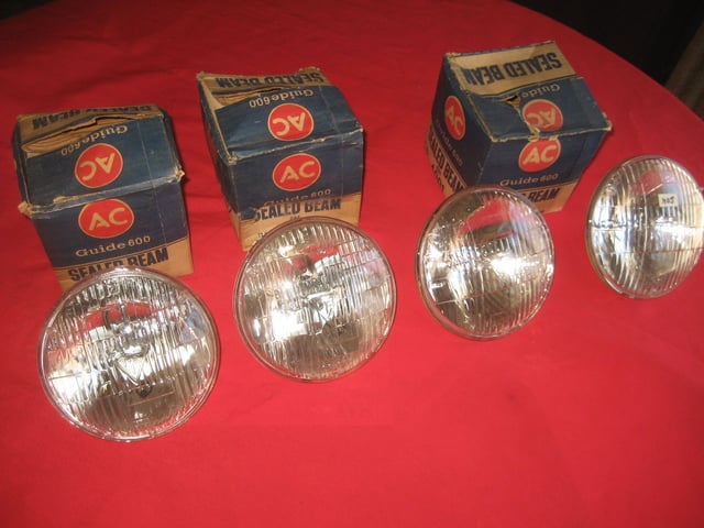 NOS 1964-67 AC Guide T3 Headlights