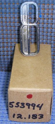1948 98 ¨8¨ emblem lid rear trunk