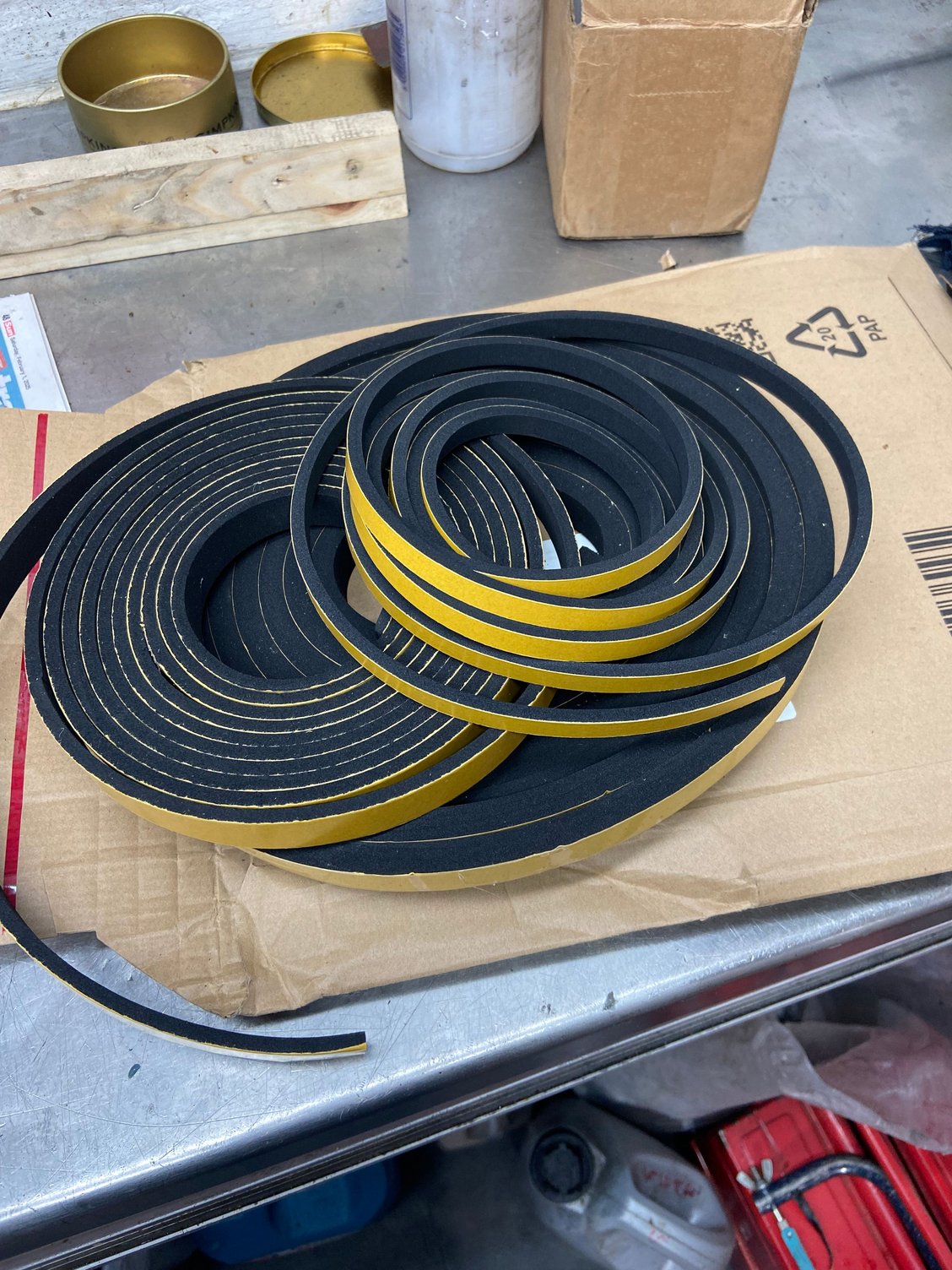 I also bought a kit that was cut to shape for the heater box. 