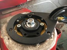 Making up a ring that will add strength to the top mount.