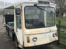 Went to Howletts zoo, the keepers whizz around on these old milk floats, the whirring sound took me back a bit.