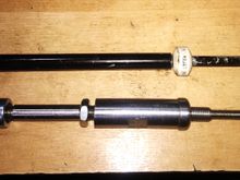 Custom pushrod vs old one.
