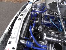 RS 500 style intercooler, high flow alloy radiator and pre-turbo cooler.