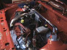 well i had to use the gearbox and new standard clutch from my old xr3i 1990 engine not even sure if i can but it fitted so i well i dont know its all i have really it was a bitch to fit the 1st time with engine in so i took it out fitted it then slipped it in just without doing in the brake parts on the right hand side