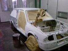 First coat of primer