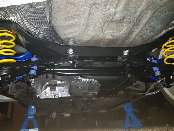 Sub frame and underside tidied up