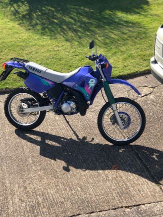 I am going to put Supermoto wheels and tyres on as it isn’t going off road.