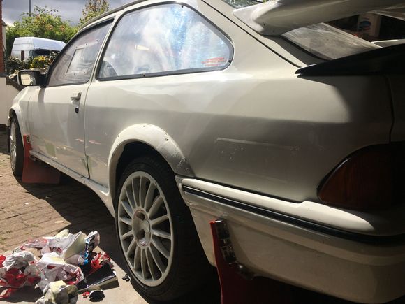 Graphics removed ready to go to the painters