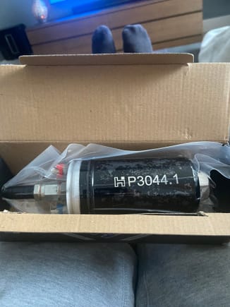 The replacement fuel pump arrived but…