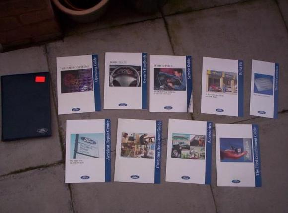 ford fiesta owners manual &amp; service book